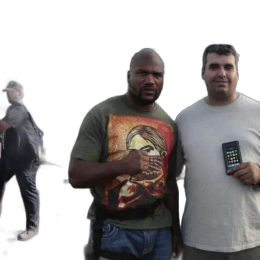 staff, two, men, pose transparent PNG cut-out
