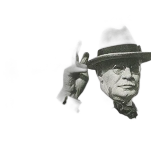 hat, staff, face, photorealistic transparent PNG cut-out