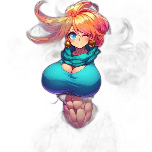 dress, staff, face, robot transparent PNG cut-out