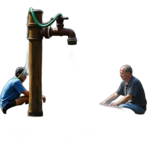 furniture, robot, staff, weapon transparent PNG cut-out