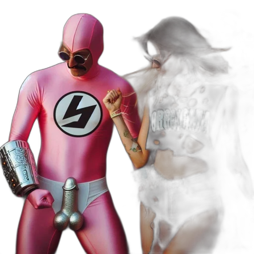 comic book art, concept art, two, individuals transparent PNG cut-out