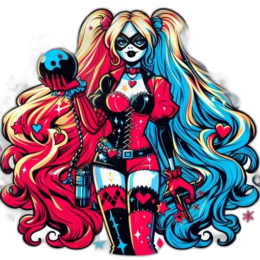 comic book art, cartoon, concept art, pixel art transparent PNG cut-out