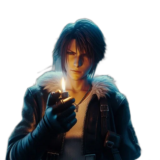 jacket, weapon, concept art, cyberpunk transparent PNG cut-out