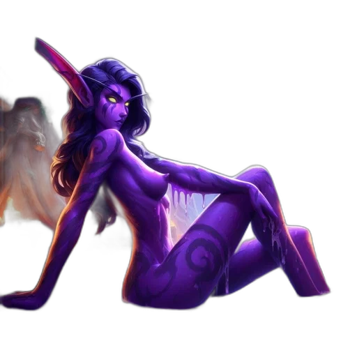 creature, concept art, fantasy art, 3d render transparent PNG cut-out