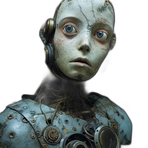 robot, mask, face, dress transparent PNG cut-out