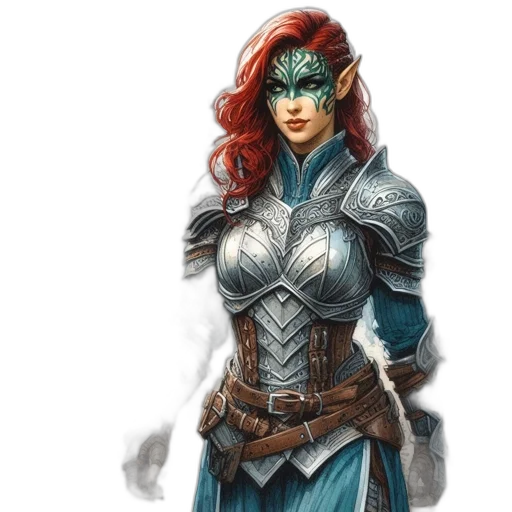 fantasy art, concept art, comic book art, pixel art transparent PNG cut-out