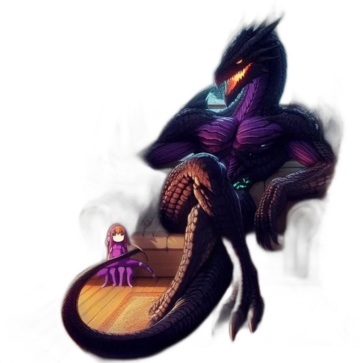 dragon, creature, animal, concept art transparent PNG cut-out