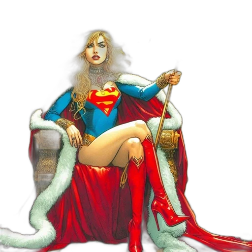 comic book art, concept art, fantasy art, regal transparent PNG cut-out