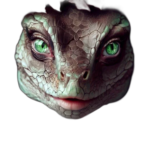 dragon, mask, creature, face transparent PNG cut-out