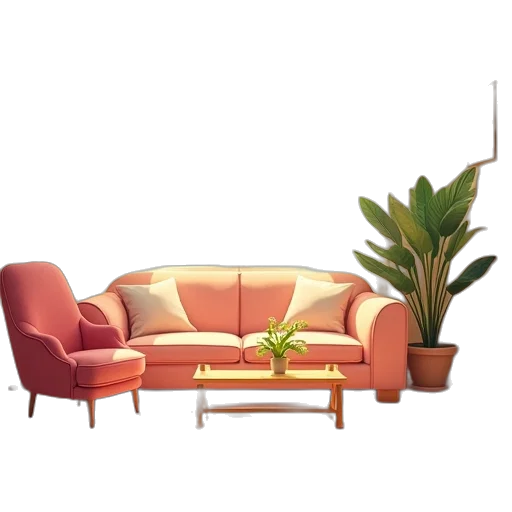 furniture, crown, staff, hat transparent PNG cut-out
