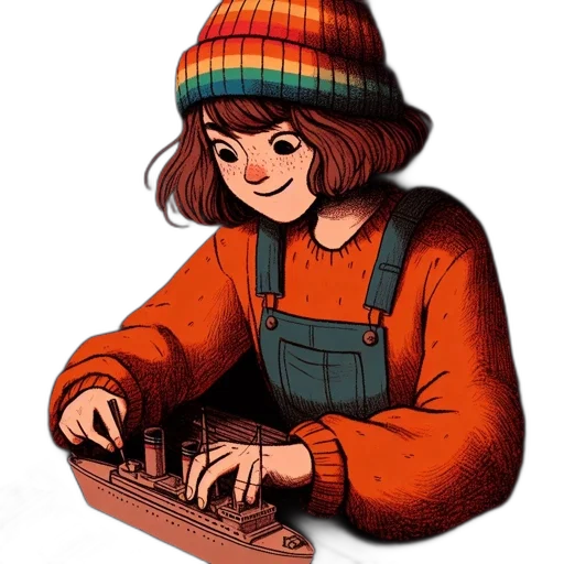 hat, jacket, robot, jewelry transparent PNG cut-out