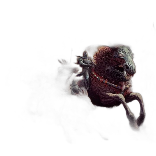 creature, animal, dragon, hair transparent PNG cut-out
