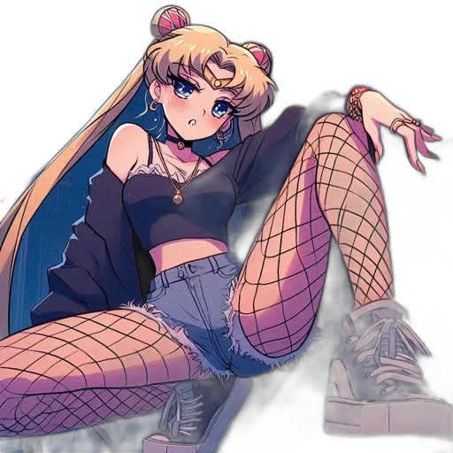 weapon, dress, anime, pixel art transparent PNG cut-out