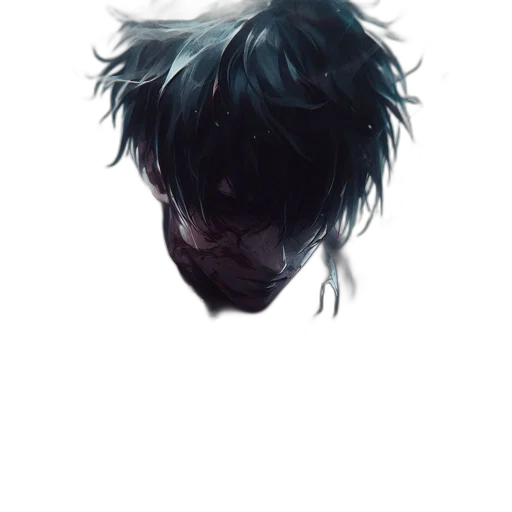 face, mask, hair, creature transparent PNG cut-out