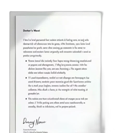 sample, letter, format, doctor transparent PNG cut-out