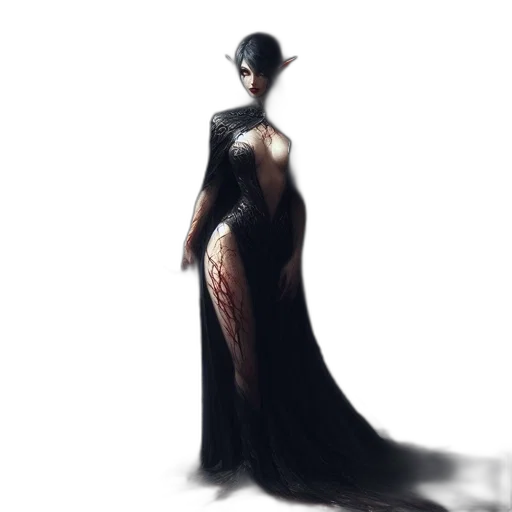 dress, hat, staff, crown transparent PNG cut-out