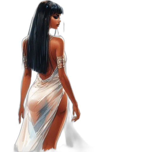 dress, concept art, fantasy art, photorealistic transparent PNG cut-out