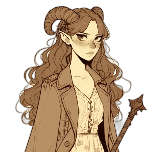 staff, jacket, concept art, fantasy art transparent PNG cut-out