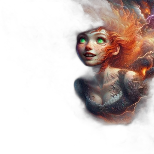 dragon, face, fantasy art, concept art transparent PNG cut-out