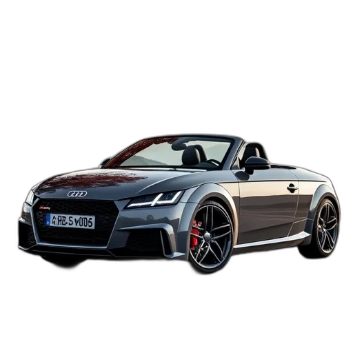 car, photorealistic, 3d render, audi transparent PNG cut-out