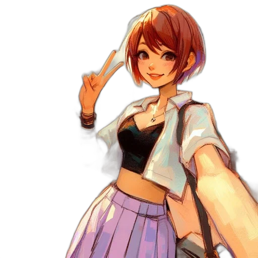 dress, staff, weapon, jacket transparent PNG cut-out