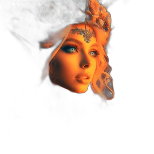 mask, face, dragon, crown transparent PNG cut-out