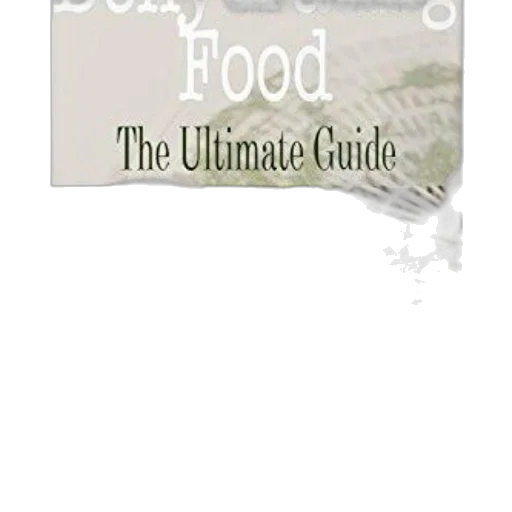 food, dehydrating, ultimate, guide transparent PNG cut-out