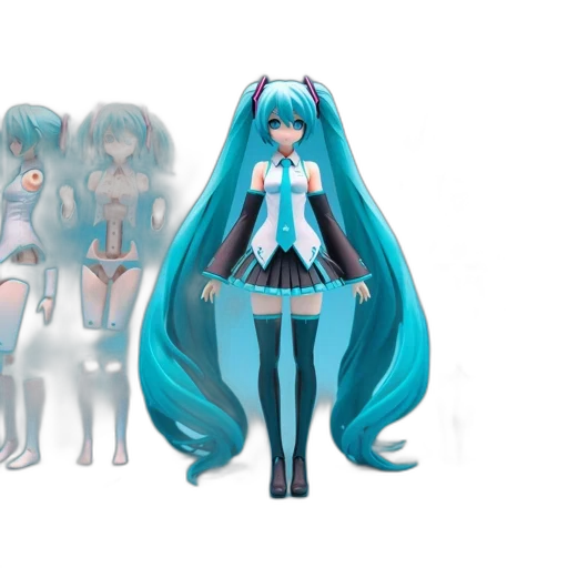 robot, 3d render, concept art, anime transparent PNG cut-out
