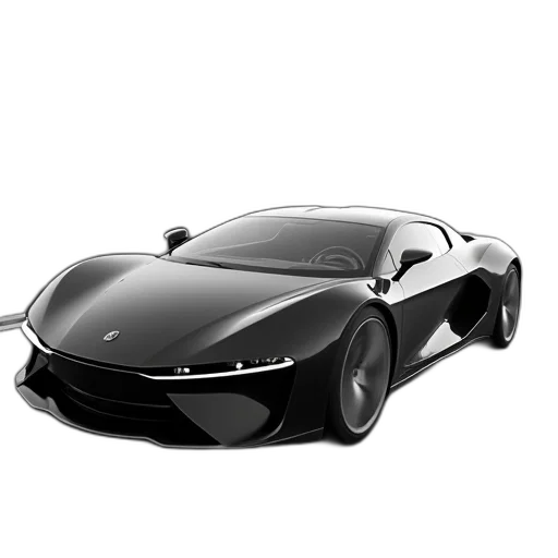 car, weapon, 3d render, photorealistic transparent PNG cut-out