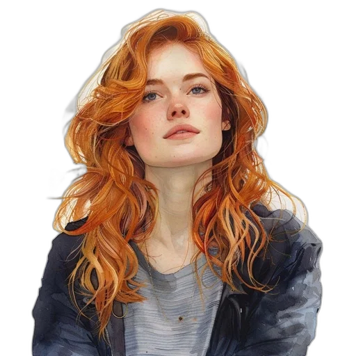 jacket, face, hair, crown transparent PNG cut-out