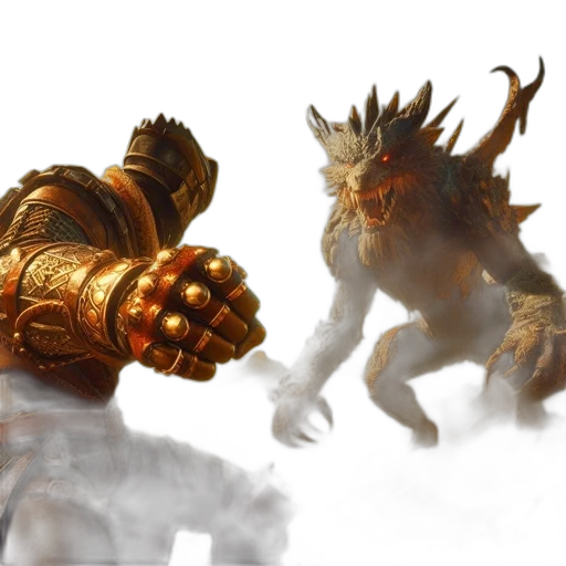 dragon, concept art, fantasy art, 3d render transparent PNG cut-out
