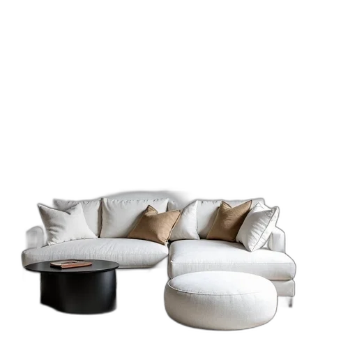 furniture, 3d render, photorealistic, concept art transparent PNG cut-out