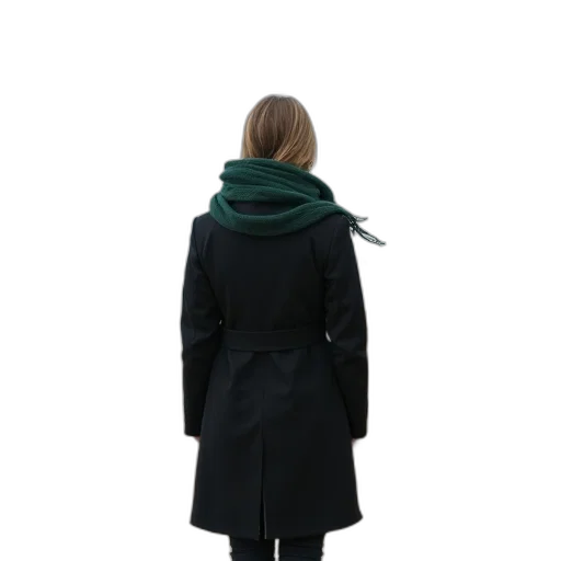 jacket, staff, hat, dress transparent PNG cut-out