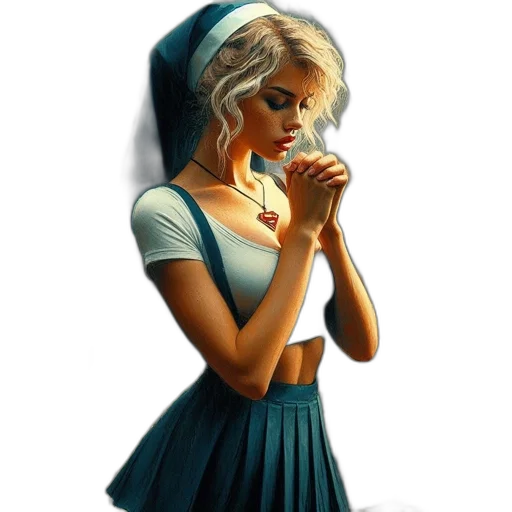 dress, photorealistic, concept art, oil painting transparent PNG cut-out