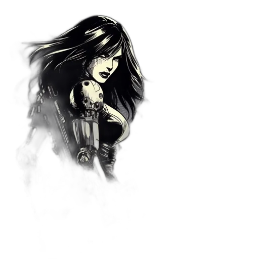 weapon, comic book art, fantasy art, concept art transparent PNG cut-out