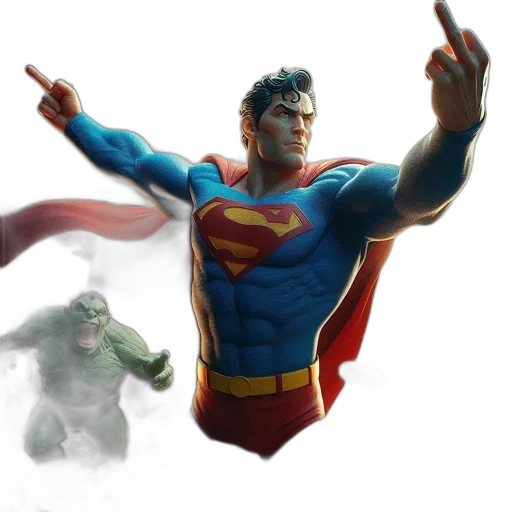concept art, comic book art, 3d render, fantasy art transparent PNG cut-out