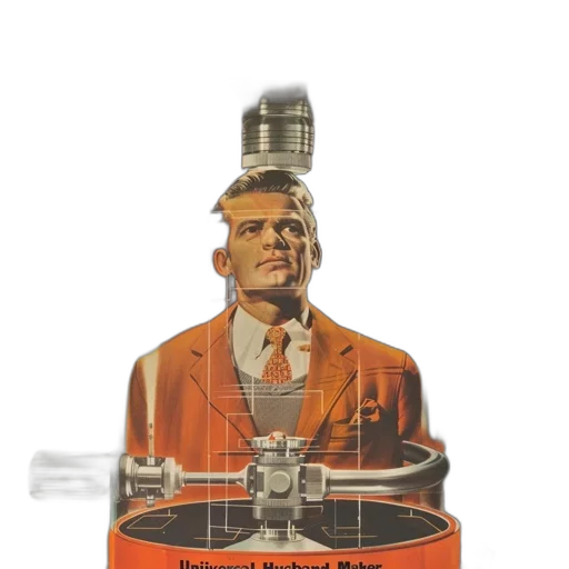 bottle, robot, jacket, face transparent PNG cut-out