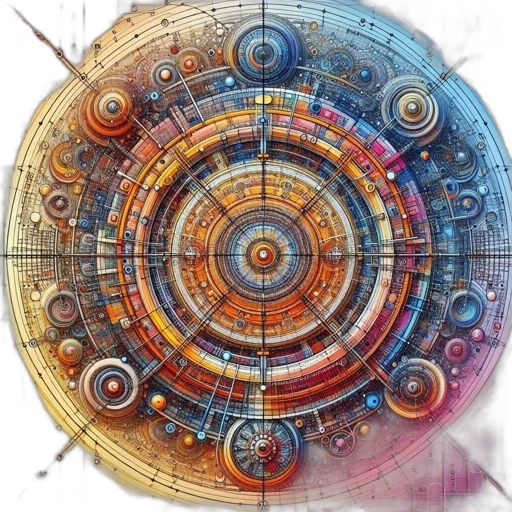 concept art, fantasy art, cyberpunk, outer space transparent PNG cut-out