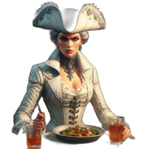 food, hat, concept art, photorealistic transparent PNG cut-out