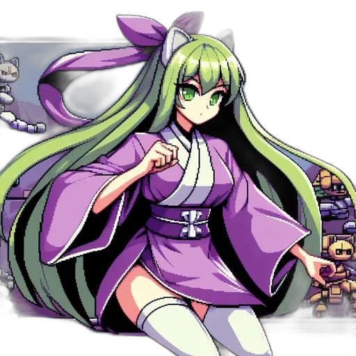 staff, weapon, dress, pixel art transparent PNG cut-out