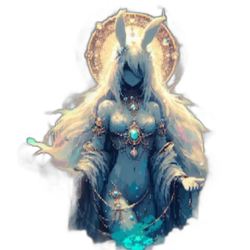 dress, staff, dragon, jewelry transparent PNG cut-out