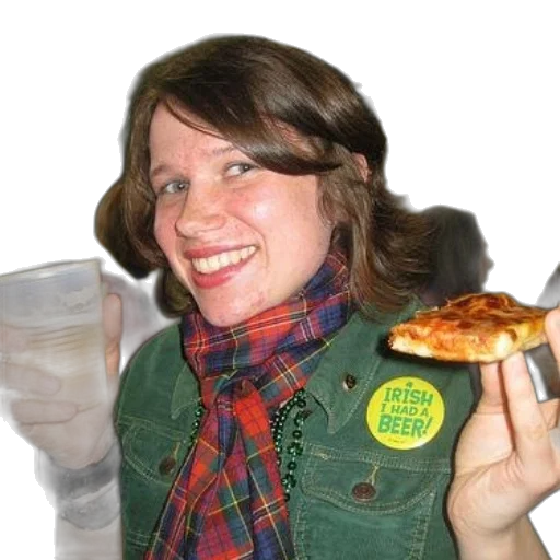 jacket, food, staff, face transparent PNG cut-out