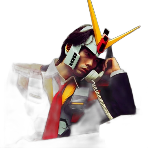 weapon, robot, staff, sword transparent PNG cut-out