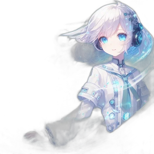 robot, dress, staff, face transparent PNG cut-out
