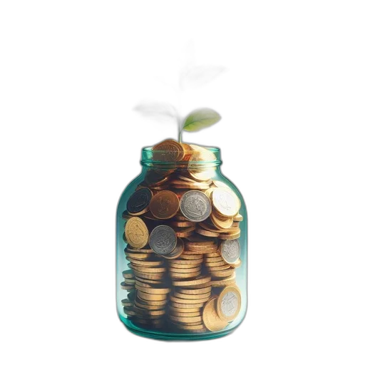 bottle, jewelry, crown, 3d render transparent PNG cut-out