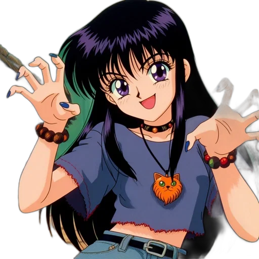 jewelry, weapon, anime, vaporwave transparent PNG cut-out