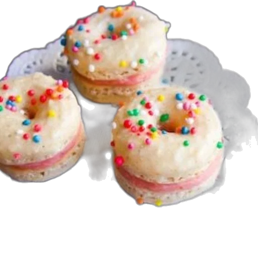 food, pastel, three, colorful transparent PNG cut-out