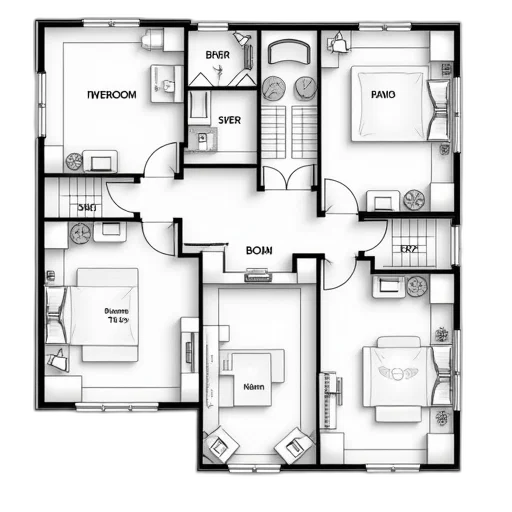 photorealistic, 3d render, monochrome, floor transparent PNG cut-out