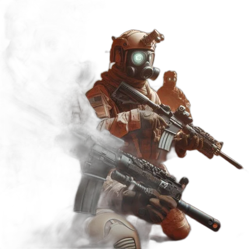 weapon, robot, concept art, 3d render transparent PNG cut-out