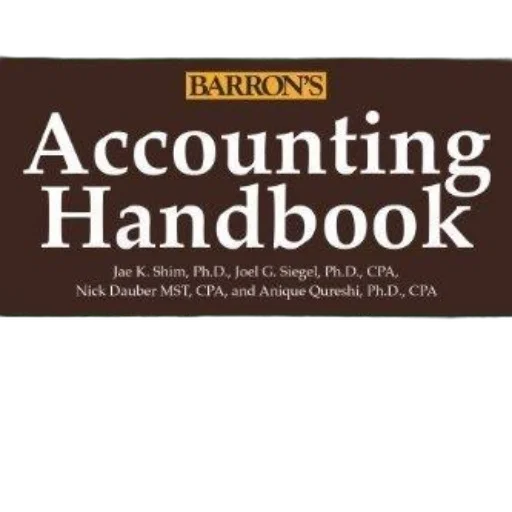 barron, accounting, handbook, cover transparent PNG cut-out
